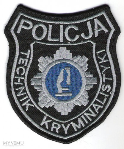 Naszywka stosowana przez funkcjonariuszy Ogniw Techniki Kryminalistycznej