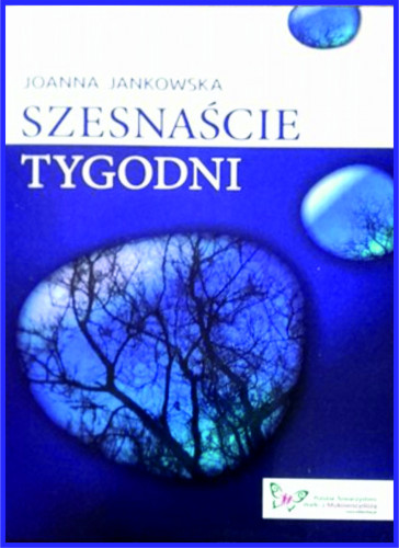 Okładka tomiku wierszy Joanny Jankowskiej „Szesnaście tygodni” 