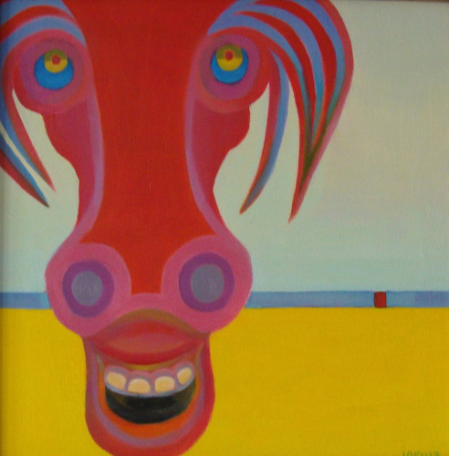 A ja się śmieję/olej na płótnie 35x34 cm.JPG A ja się śmieję/olej na płótnie 35x34 cm.JPG