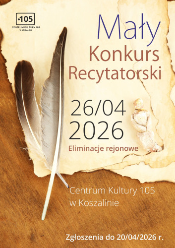 plakat _Eliminacje powiatowe Małego Konkursu Recytatorskiego.jpg